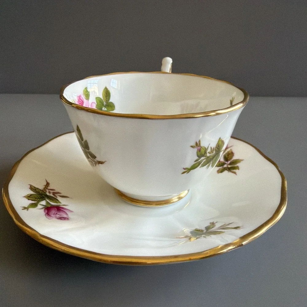 VTG  1950s Adderley Bone China Demitasse & Saucer 